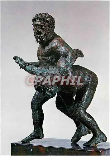 Moderne Karte Paris Musee du Louvre Groupe de Lutteurs Epoque Hellenistique