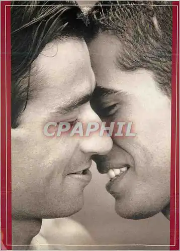 Cartes postales moderne Couple Hommes
