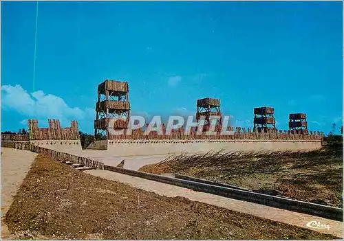 Cartes postales moderne Archeodrome Autoroute Aire de Beaune Tailly Merceuil Les Fortifications de Caesar a Alesia