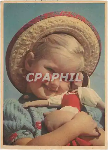 Cartes postales moderne Enfant Poupee
