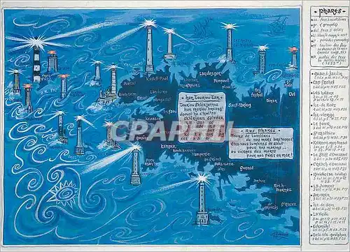 Cartes postales moderne Notre Bretagne Ses Phares