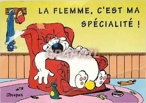 Cartes postales moderne La Flemme c'est ma Specialite