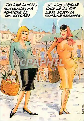 Cartes postales moderne J'ai Joue dans les Huit Grilles ma Pointure de Chassures