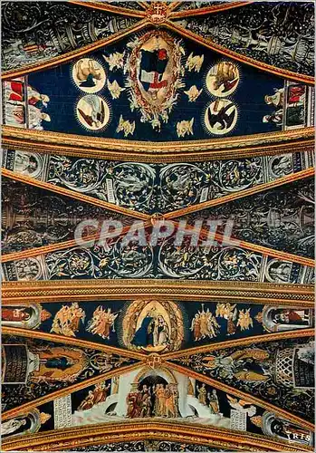 Cartes postales moderne Albi (Tarn) Basilique Ste Cecile (XIIIe et XIVe Siecles) La Nef