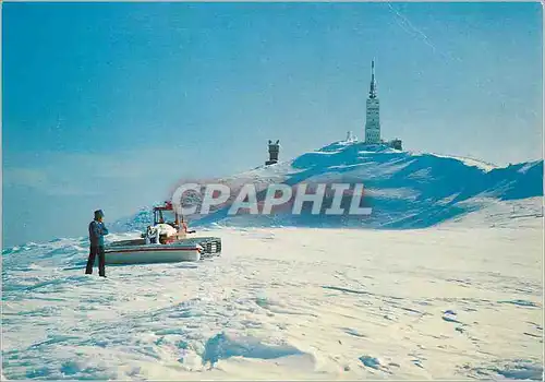 Cartes postales moderne Les Belles Images de Provence Sommet du Mont Ventoux (1912 m) sous la neige