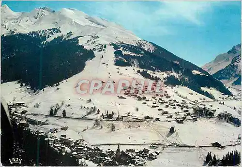 Moderne Karte La Clusaz Hte Savoie 1100 m 2650 m Les Pistes du Champ bleu