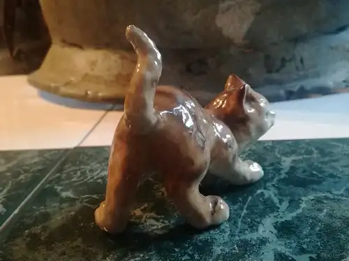 Vintage Porzellan Katze