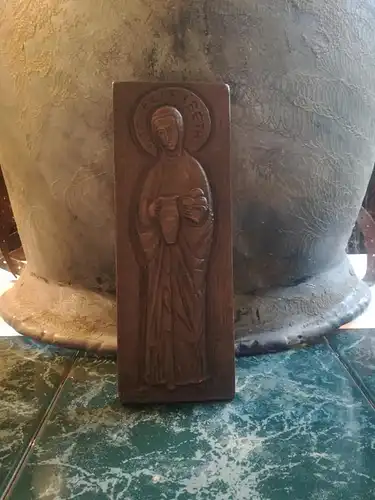 Heiligenbild aus Kupfer
\"Heilige Elisabeth\"