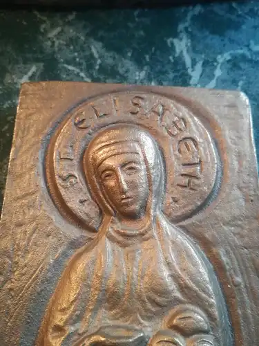 Heiligenbild aus Kupfer
\"Heilige Elisabeth\"