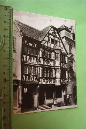 tolle alte Karte - Zabern Elsass - Altes Haus - 1942