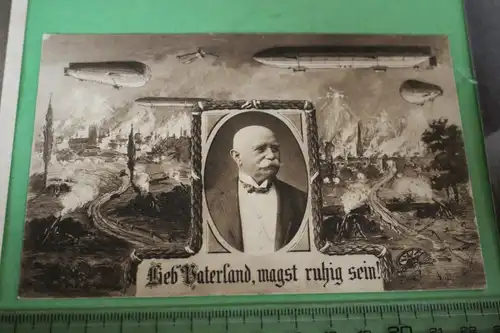 drei tolle alte Karten - Graf Zeppelin - Portraits und Luftschiffe