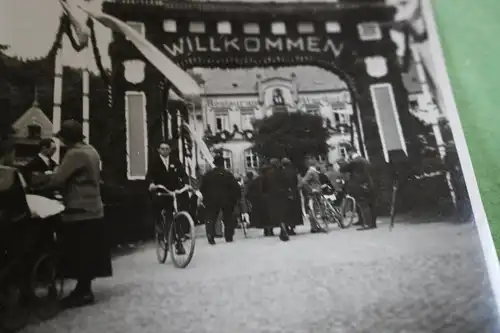 tolles altes Foto - Willkommensgruß Restaurant Wartburg 20-30er Jahre ?