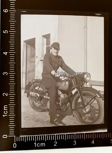 tolles altes Negativ - Oldtimer Motorrad Ardie Modell ???? 