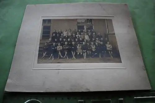 tolles altes Klassenfoto - Jungsschule - Schüler - 1910-20 ???? Ort ???