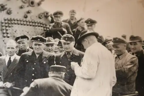 tolles altes Foto  - Reichsbahn - Dampflok ??? sehr viele Nieten ?? 30-40er Jahr