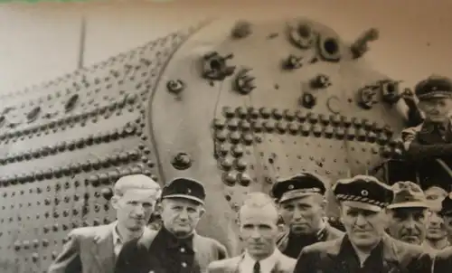 tolles altes Foto  - Reichsbahn - Dampflok ??? sehr viele Nieten ?? 30-40er Jahr