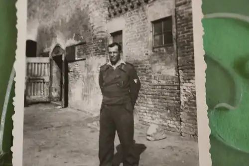 tolles altes Foto - Portrait eines Panzerjägers ? Uniform