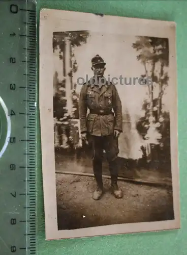 tolles altes  Foto - Portrait eines Soldaten - Südfront ??? Uniform