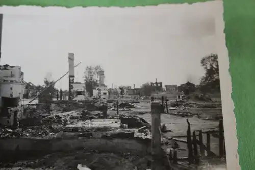 interessantes altes Foto - zerstörte Stadt Gorgiev ??? Stellung am 13.07.1941