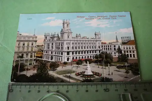 tolle alte Karte aus Habana - Havanna Kuba 1933 
