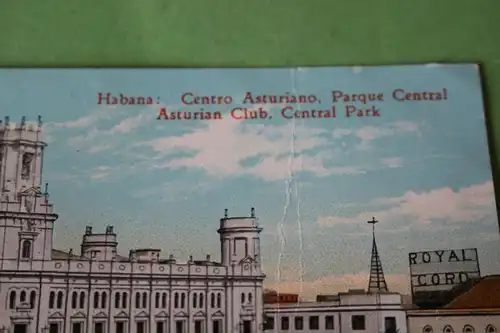 tolle alte Karte aus Habana - Havanna Kuba 1933