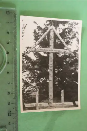 interessantes altes Foto - Grabkreuz der I./90 - Borowik