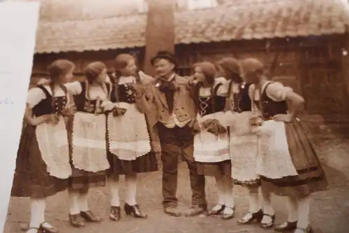 zwei tolle alte Fotos - Schauspieler - Theater Richard Müller - Waldvöglein ??