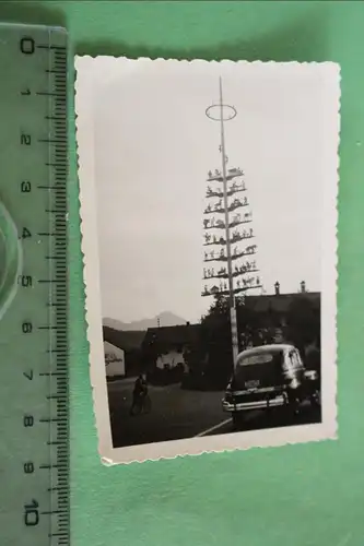 tolles altes Foto - Reit im Winkl - Maibaum - 1952