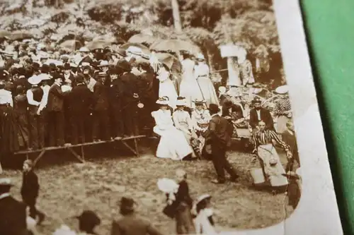 tolles altes Foto - Freilichttheater - Schauspieler in alten Kostümen - 1910-20?