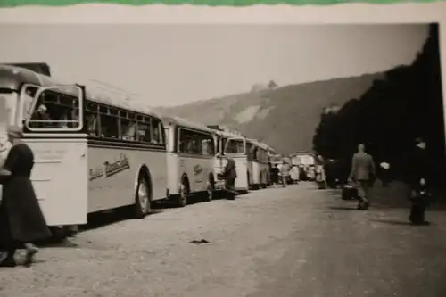 drei tolle alte Fotos - Oldtimer Busse Ausflug Firma Carl Vogelsang Bielefeld