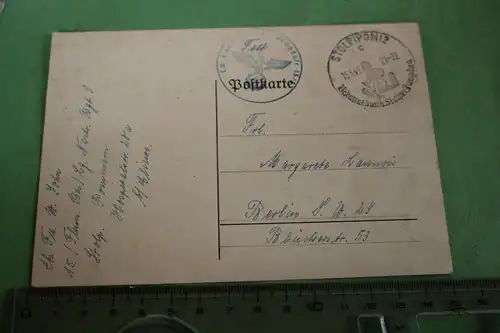 alte Feldpostkarte aus Stolpipomiz - Pommern - 1941 Luftwaffe 