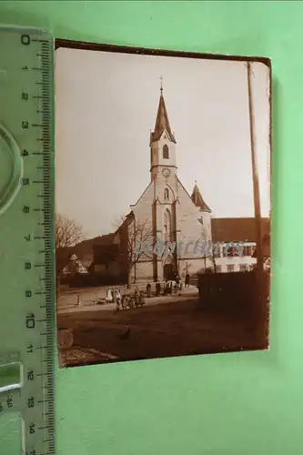 tolles altes Foto - Gebäude Dorfkirche in ???dorf - 1913