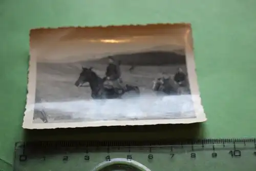 tolles altes Foto - Soldaten auf Pferde - Kavallerie ??  Mine ?? 