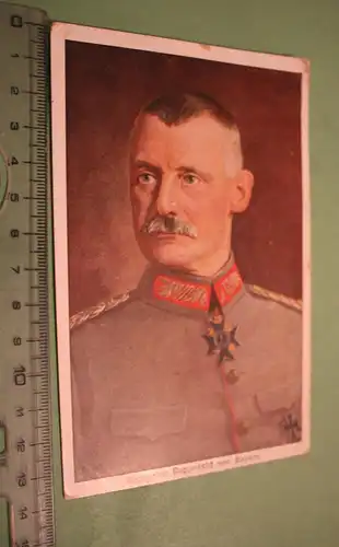 tolle alte Karte - Portrait Kronprinz Rupprecht von Bayern - 1915