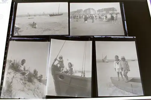 42 tolle alte Negative Urlaub La Panne Belgien - Strandsegler, Landsegler, Pferd