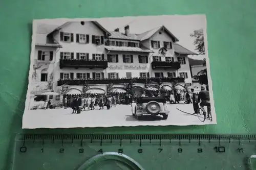 tolles altes Foto - Gebäude Hotel Mittelsbach - Ende 40-50er Jahre 