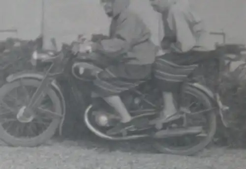 tolles altes Negativ - Oldtimer Motorrad Autounion DKW ?? 50er Jahre ?