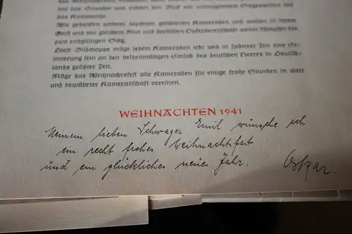 tolle alte Bildermappe vom Einsatz der Wehrmacht - 1941