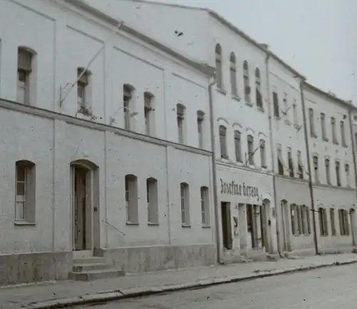 tolles altes Glasnegativ - Gebäude - Dachs & Söhne und Josefine Herzog - 20-30er