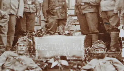 zwei tolle alte Fotos - KuK Res. Telegrafenbau Abtl. 27 - 1916