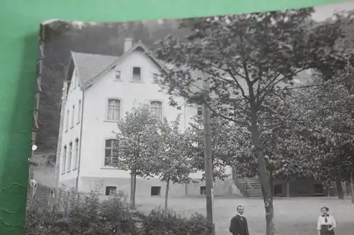 tolles altes Foto großes Gebäude Haus - Hotel ? am Wald - Ort ???