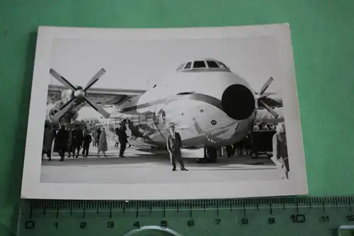 tolles altes Foto - großes Flugzeug - Flugschau 1960 in Hannover 