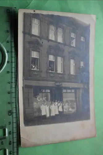 tolles altes Foto - Geschäftsgebäude  Café  Konditorei - 1900-1920 ??? 