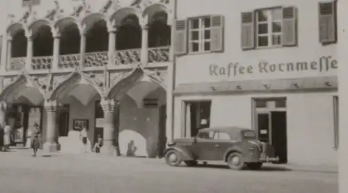 tolles altes Foto - Kaffee Kornmesser am Hauptplatz von Bruck an der Mur 30-50er