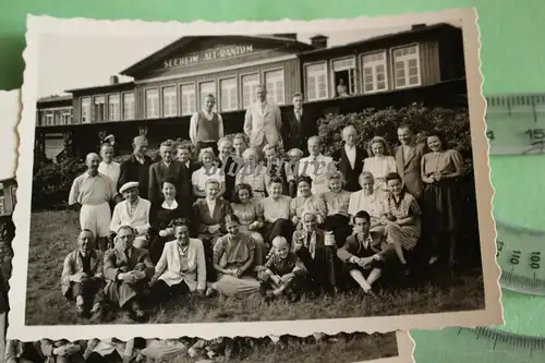 zwei tolle alte Fotos - Seeheim Alt-Rantum  - Sylt ?   1949 o. 1950