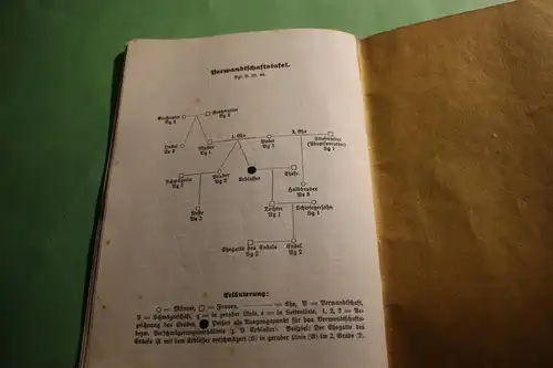 tolles altes Heft - Grundsätze des Jugendrechts, Familienrechts usw. 1928