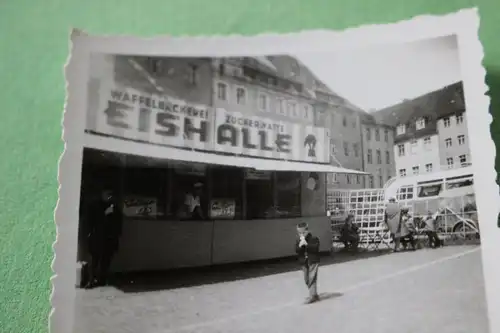 tolles altes Foto - Eishalle - Freiberg  - 1965