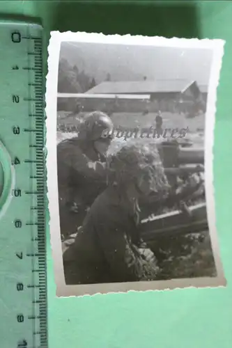 interessantes altes Foto - Ausbildung am Raketengeschütz