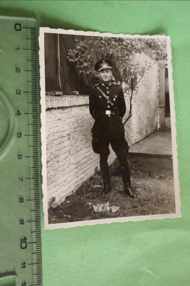 Bandspange Portrait eines Offiziers ? 2 tolles altes Foto