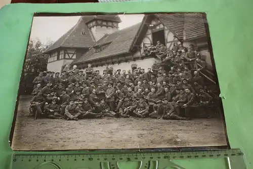 tolles altes großes Gruppenfoto 1. Fliegerbatallion ?? 